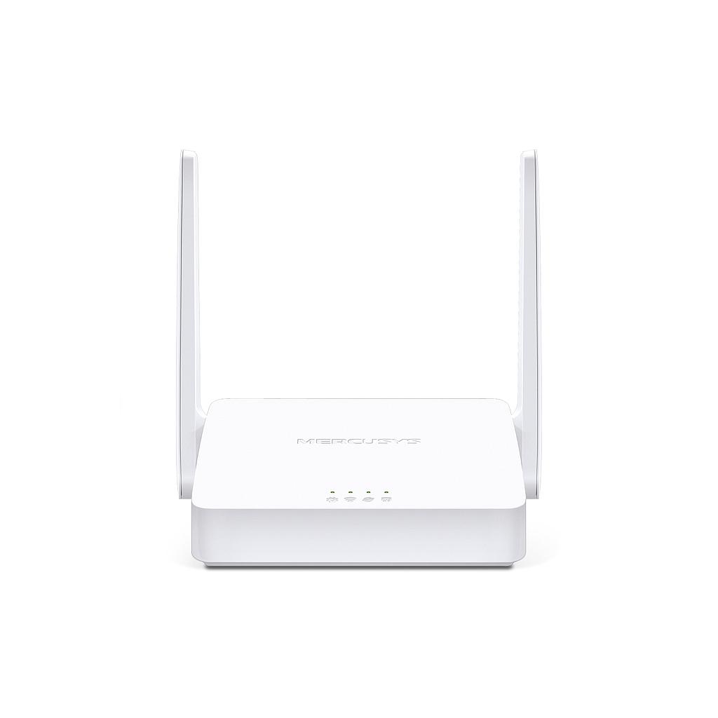 Router MW302R Inalámbrico N de 300Mbps, 2 antenas de 5dBi, marca Mercusys