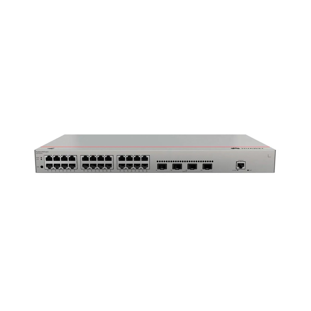 Switch Gigabit Administrable Capa 2 , 24 puertos 10/100/1000 Mbps , 4 Puertos SFP+ Uplink , Administración Nube Gratis , marca Huawei