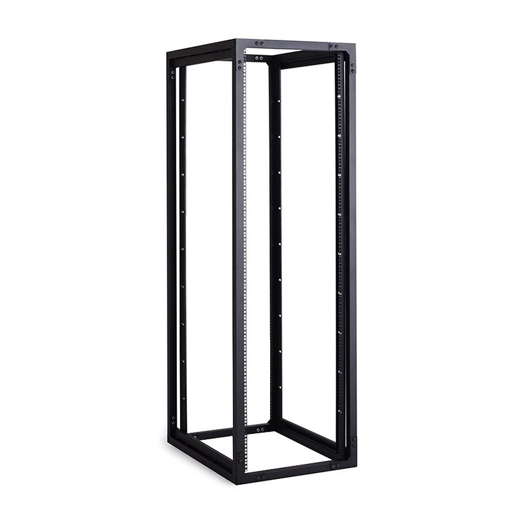 Rack de 4 postes de 42U, incluye bases de sujeción y tornillos, color negro, marca Nextlink
