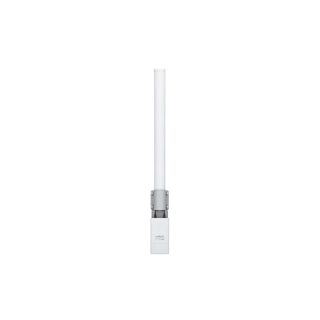 Antena Omnidireccional, potente cobertura de 360°, doble polaridad MIMO 2X2, 13dBi, frecuencia 5GHz, marca Ubiquiti