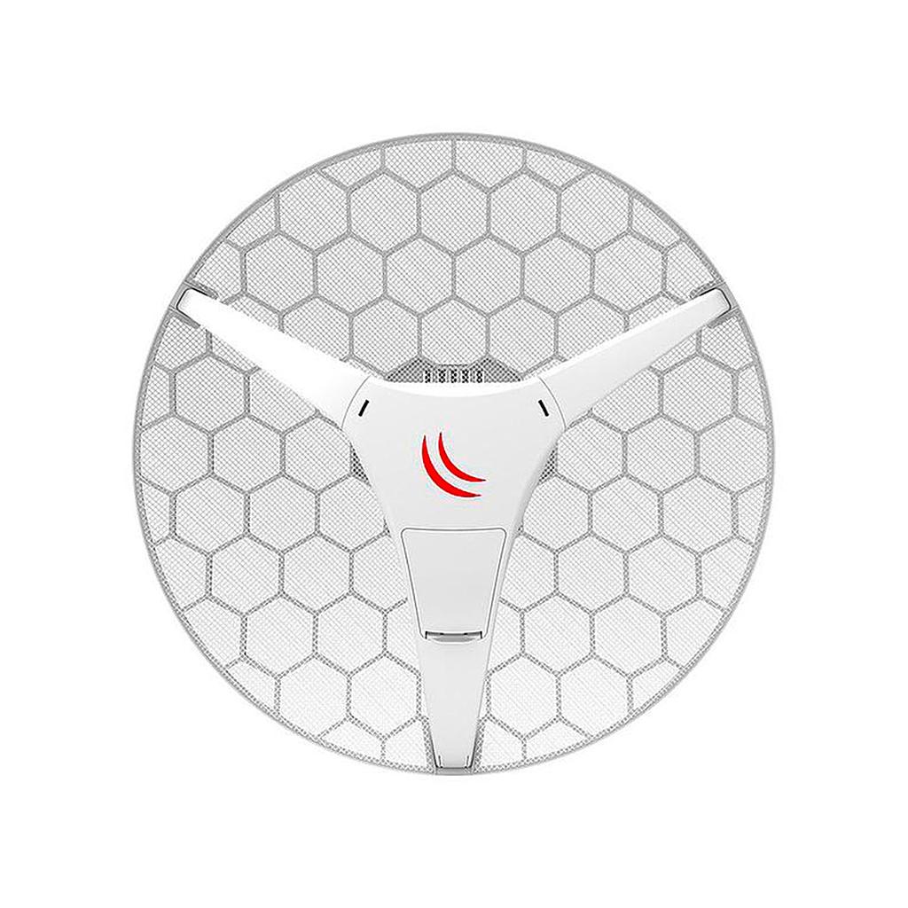 LHG 5 ac,  Antena integrada de doble cadena de 24.5dBi 5GHz CPE / PtP con soporte de CA y Gigabit Ethernet, marca Mikrotik