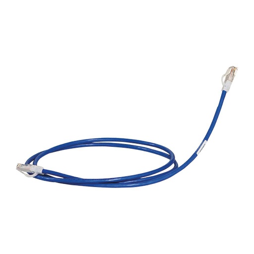 [OR-RDC605-06] Path Cord categoria 6, Diametro Reducido 28 AWG, de 5 pies color azul, marca Ortronics.
