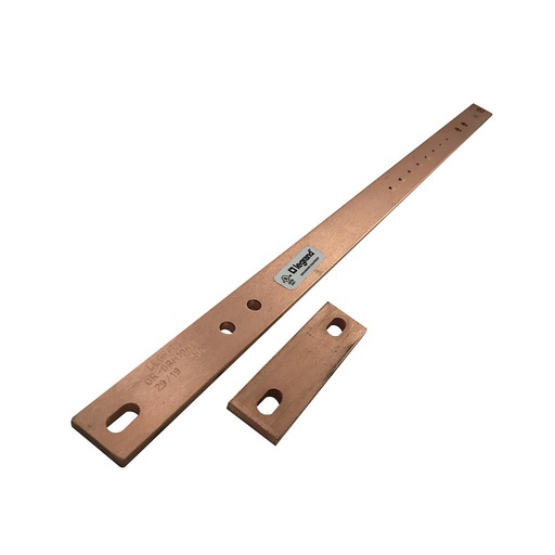 [OR-GBH19KIT] Kit de Barra horizontal de tierra, telecomunicaciones, para instalacion en rack de 1RU x 19.25", marca Ortronics.