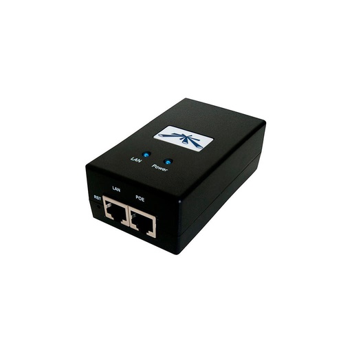 [POE-24-24W] Adaptador Poe, Output: 24Vdc/1A, Input:90-260Vac/47-63 Hz, marca Ubiquiti