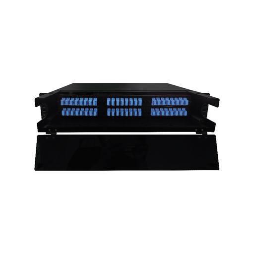 [GCF-48-UPC] Organizador para fibra óptica (ODF) 48 puertos, modular, 48 puertos SC/UPC incluye pigtail, marca Prisma
