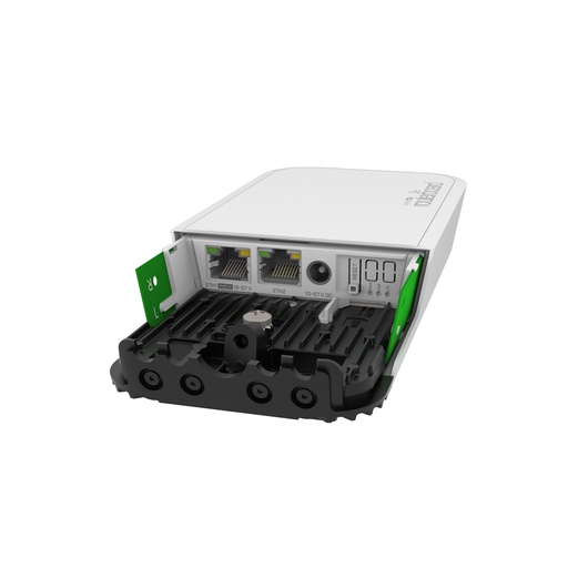 [RBwAPGR-5HacD2HnD&amp;R11e-LTE6] Access Point para exteriores con módulo LTE6 para uso con SIM, WiFi doble banda, marca Mikrotik