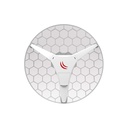 Antena con radio integrado LHG de 60GHz, para usarse como CPE o PTP, marca Mikrotik 