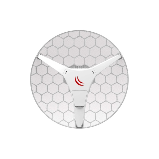 [RBLHGG-60ad] Antena con radio integrado LHG de 60GHz, para usarse como CPE o PTP, marca Mikrotik 