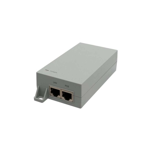 [PoE-Inyector-50V] Inyector PoE para equipos Mimosa, voltaje de salida 50VDC, potencia 60W, puertos Gigabit, no incluye cable de poder, marca Mimosa