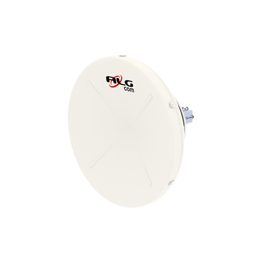 [UHP-5800-30-06-DP-X] Antena de parábola blindada, frecuencia 4.9 GHz a 6.4 GHz, ganancia 30 dBi, base con rosca directa de radio C5X, marca ALGcom