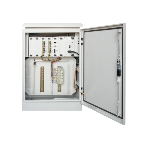 [FM10D-CN] Controlador de semaforo de 16 salidas, para carretera unidireccional y bidireccional con gabinete, marca Fama