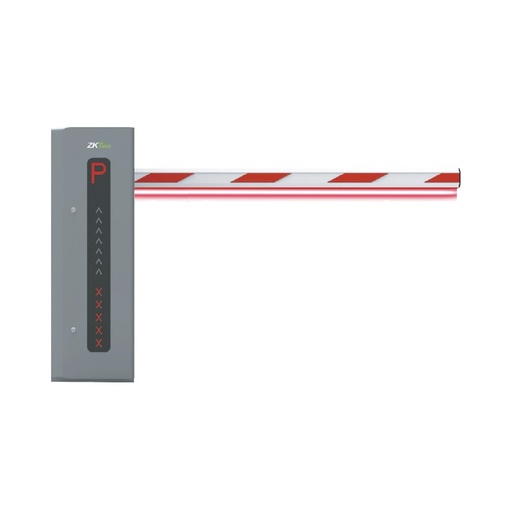 [ProBG3045L-LED] Barrera vehicular izquierda SERVOMOTOR con brazo de 4.5 metros (BRAZO Iluminado incluido), marca ZKTeco