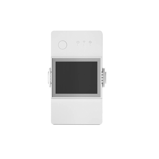 [THR320D] SONOFF TH Elite - Interruptor inteligente, 1 gang, monitoreo de temperatura/humedad, LCD Screen,100-240V AC 50/60Hz 20A Máx., contacto seco 5-30V 1A Máx., WiFi.