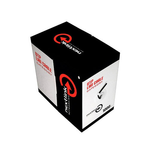 [GCE-003] Cable UTP , Categoria 5E, exterior, cca, caja de 305 mts, color negro, marca Nextlink