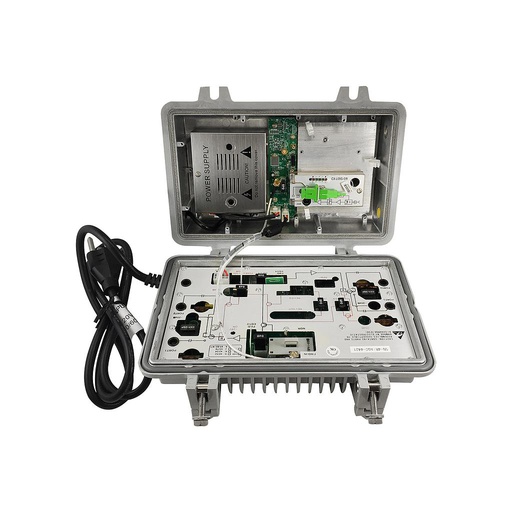[GAFO-0013] Nodo óptico 860 MHz. Soporta módulo de retorno, 110V AC, marca Giganet