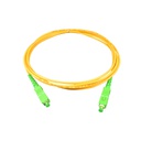 Patch cord fibra óptica SM SC/APC a SC/APC simplex 2mt 3mm, marca Nextlink