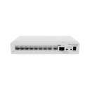 Switch Gigabit No Administrable PoE , 8 puertos 10/100/1000 Mbps (PoE) , 2 Puertos SFP Uplink , 124W , marca Huawei