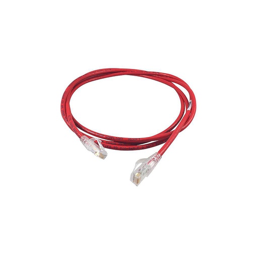 [OR-SPC603-02] Path Cord Modular Categoria 6, de 3 pies color rojo, TechChoice, marca Ortronics