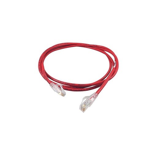 [OR-SPCA6A03-02] Path Cord Modular Categoria 6A, de 3 pies color rojo, TechChoice, marca Ortronics
