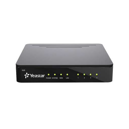 [PBX-S20] Pbx IP para 20 usuarios, serie S, marca Yeastar