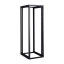 Rack de 4 postes de 42U, incluye bases de sujeción y tornillos, color negro, marca Nextlink