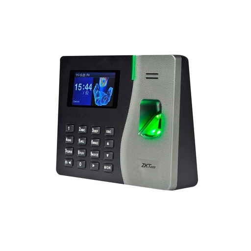 [K14] Control de tiempo y asistencia, conexión tcp/ip con lectura de huella, marca ZKTeco