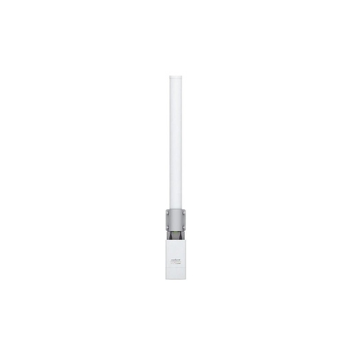 [AMO-5G13] Antena Omnidireccional, potente cobertura de 360°, doble polaridad MIMO 2X2, 13dBi, frecuencia 5GHz, marca Ubiquiti