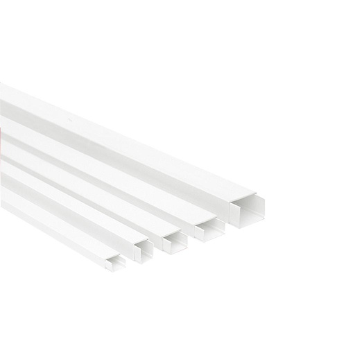 [LG638200] Canaleta plastica 12X12mmX2mts DLPS-Eco, preperforada, marca Legrand